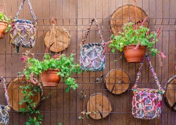Turn Old T-Shirts Into Cute Plant Hangers