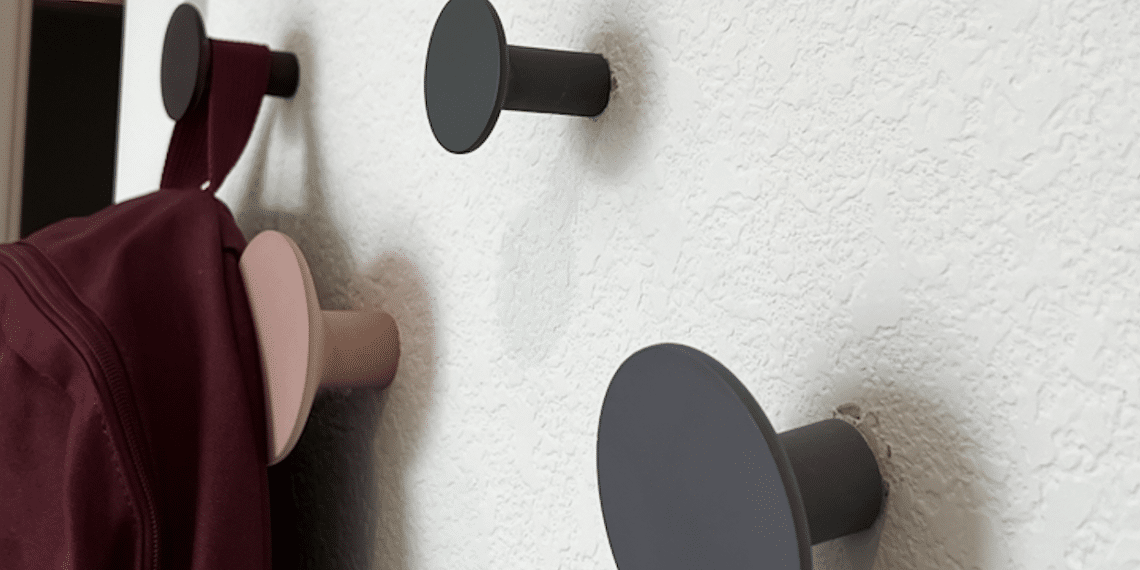 Add Wall Hooks in the Right Spots and Watch Clutter Disappear