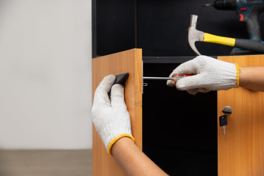 replace cabinet handles