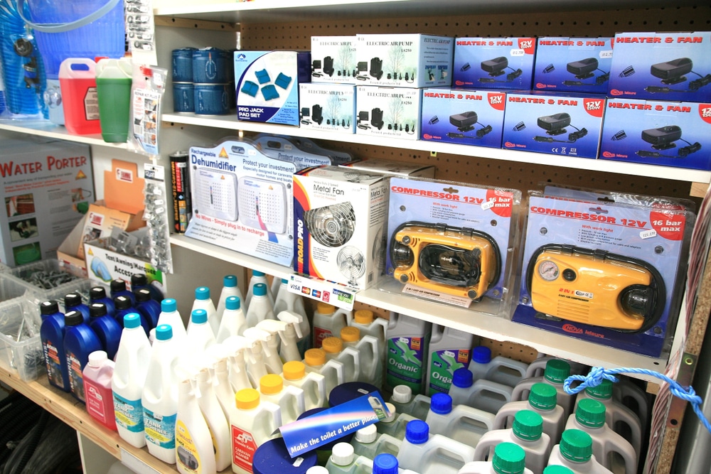 organize cleaning supplies