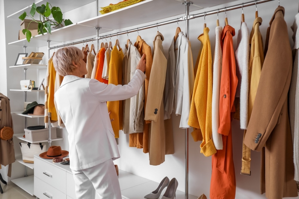 coat closet organization