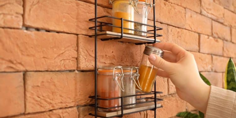 Spice Rack Organization That Saves Counter Space