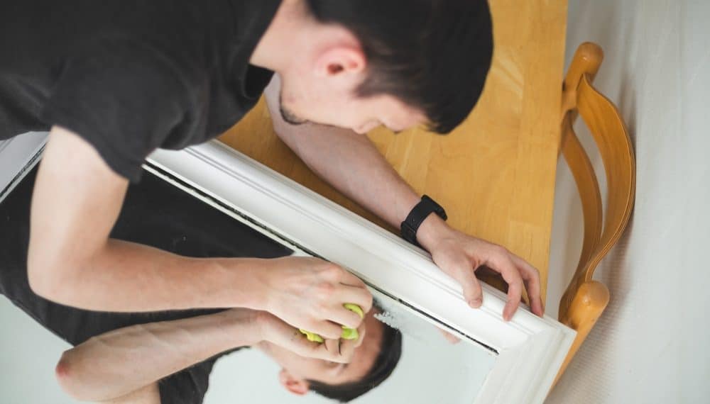 Upgrade Your Plain Mirror With a Designer-Look Frame
