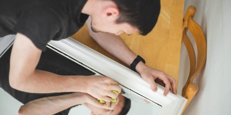 Upgrade Your Plain Mirror With a Designer-Look Frame