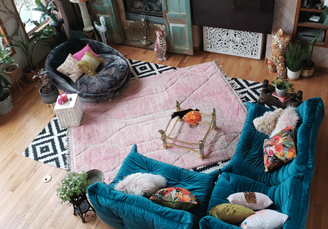 Rug layering tricks