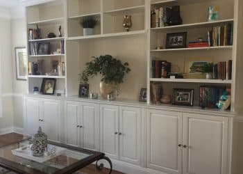 Turn a Plain Bookshelf Into a Built-In Look for Almost Nothing