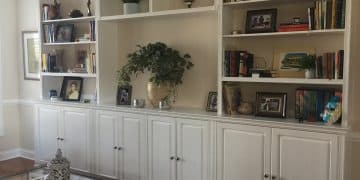 Turn a Plain Bookshelf Into a Built-In Look for Almost Nothing