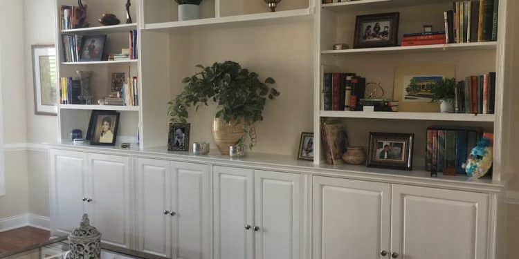 Turn a Plain Bookshelf Into a Built-In Look for Almost Nothing