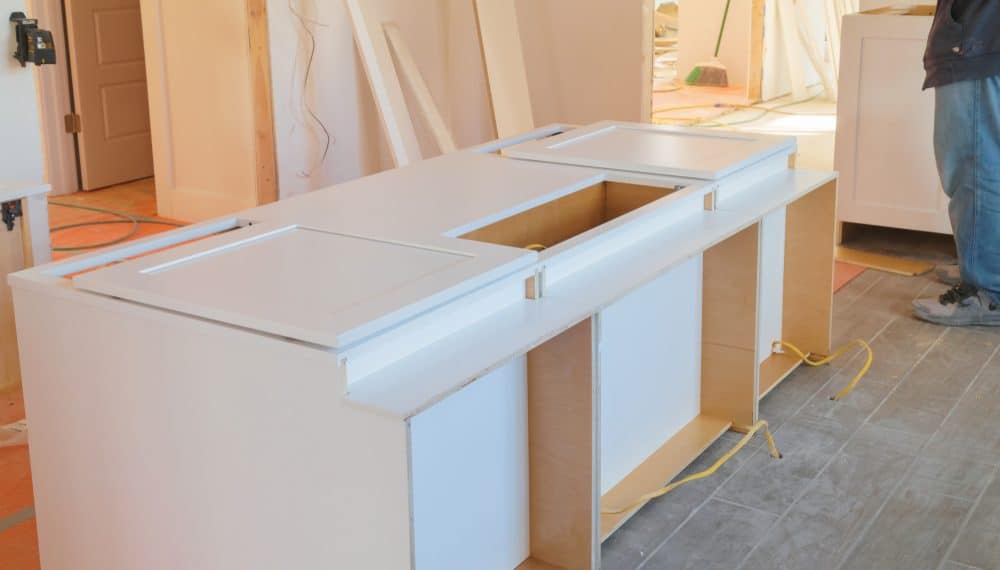 How to Make a DIY Kitchen Island From Stock Cabinets