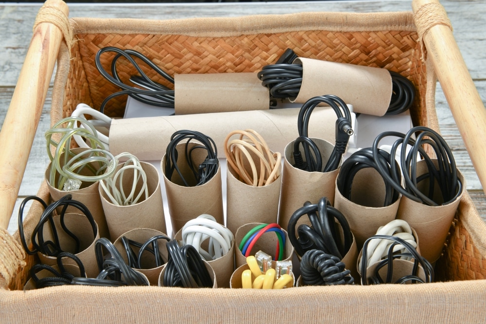 Organize cables and cords
