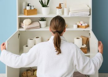 Bathroom Cabinet a Mess? Here’s a System That Sticks